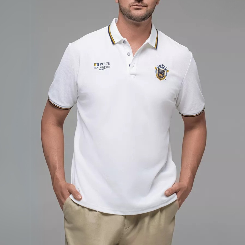Camisa Masculina Polo Branca