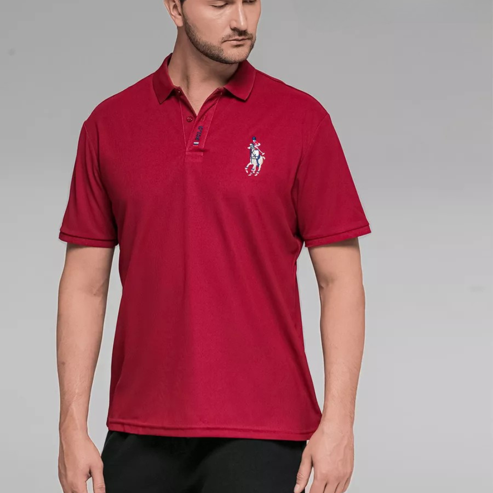 Camisa Polo Masculina Portuga Vermelha