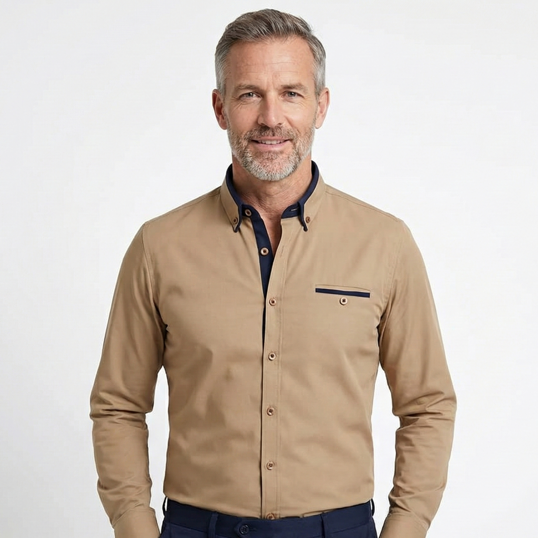 Camisa Social Plus Size Masculina Carino