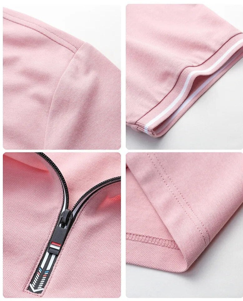 Camisa Masculina Polo Zíper