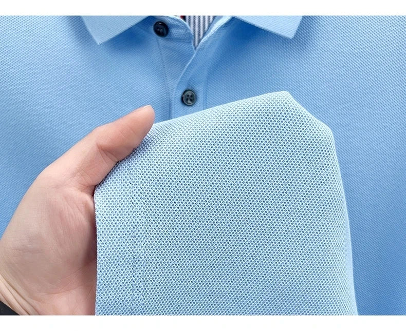 camisa polo masculina detalhe