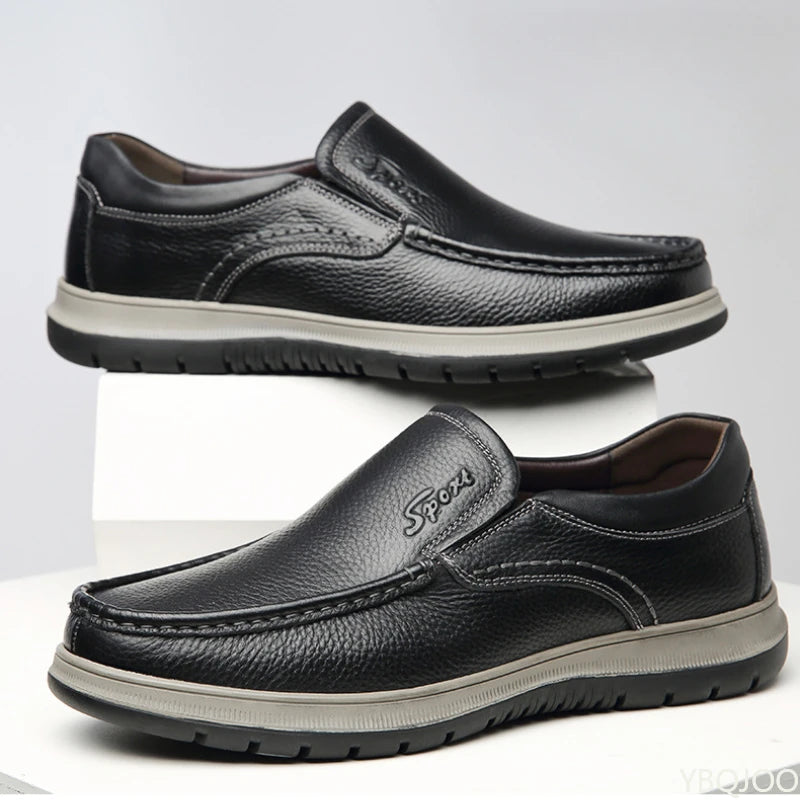 sapato couro genuino par preto