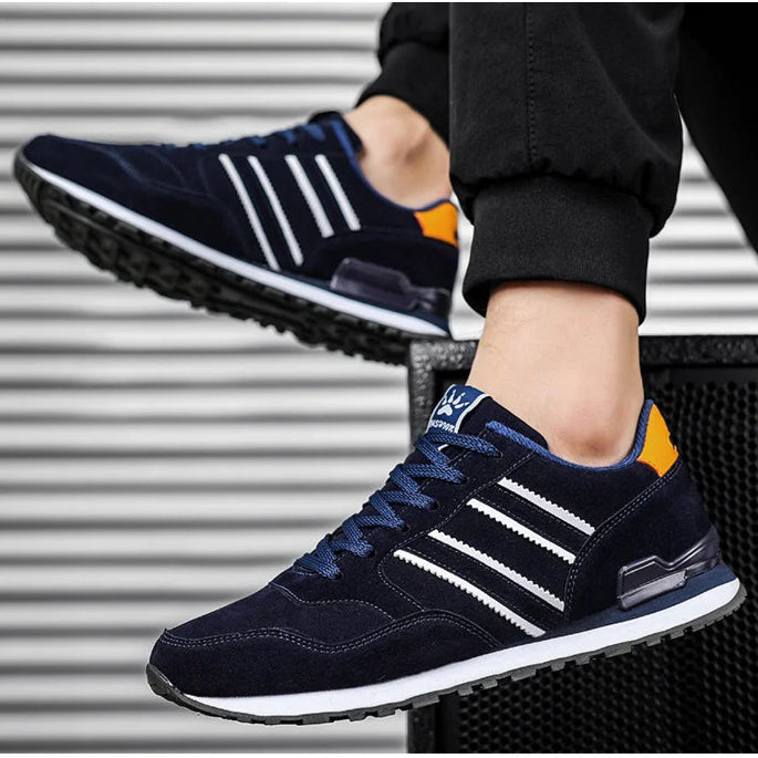 tenis santore masculino azul detalhes2