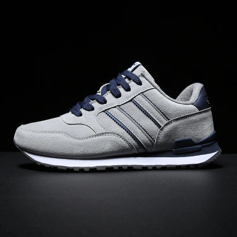 tenis santore masculino cinza detalhes1