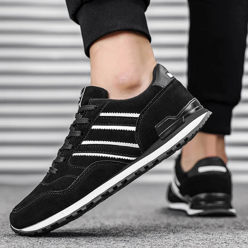 tenis santore masculino preto detalhes