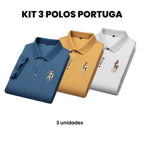 Compre 2 Leve 3 - Camisa Masculina Polo Portuga