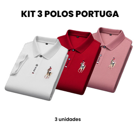 Compre 2 Leve 3 - Camisa Masculina Polo Portuga