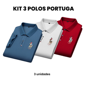 Compre 2 Leve 3 - Camisa Masculina Polo Portuga