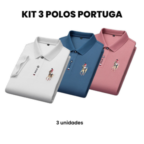 Compre 2 Leve 3 - Camisa Masculina Polo Portuga