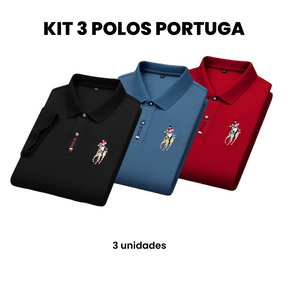 Compre 2 Leve 3 - Camisa Masculina Polo Portuga