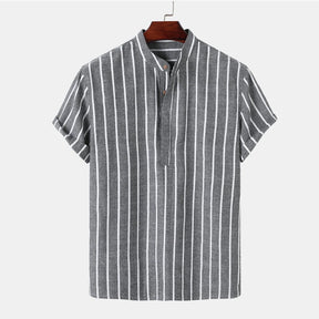 Camisa Casual Masculina Sinerg Frente Preta