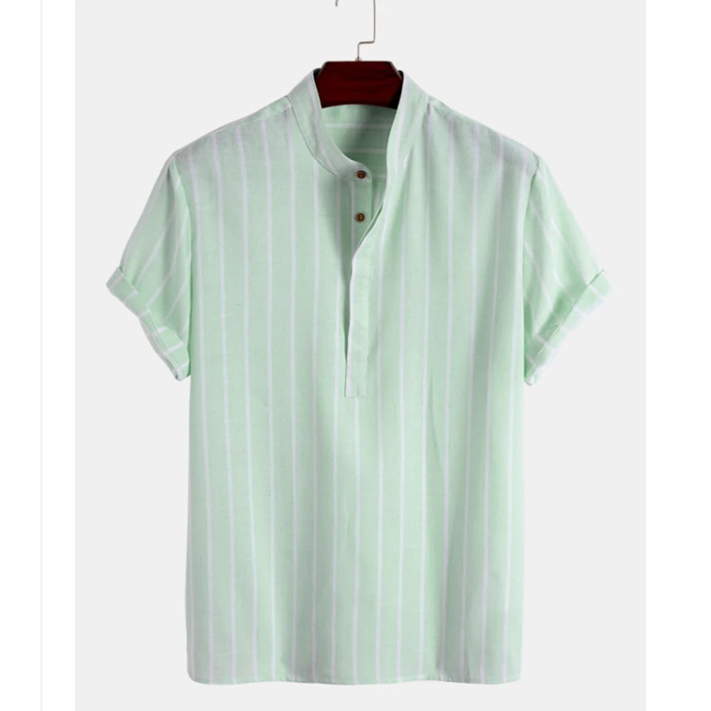 Camisa Casual Masculina Sinerg Frente Verde