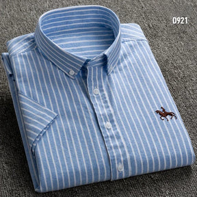 Camisa Masculina Listrada azul