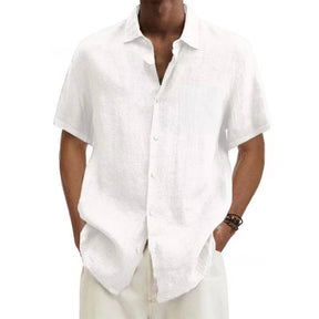 Camisa de Linho Masculina Leviz Branca