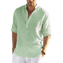 Camisa de Linho Masculina Pipa Verde