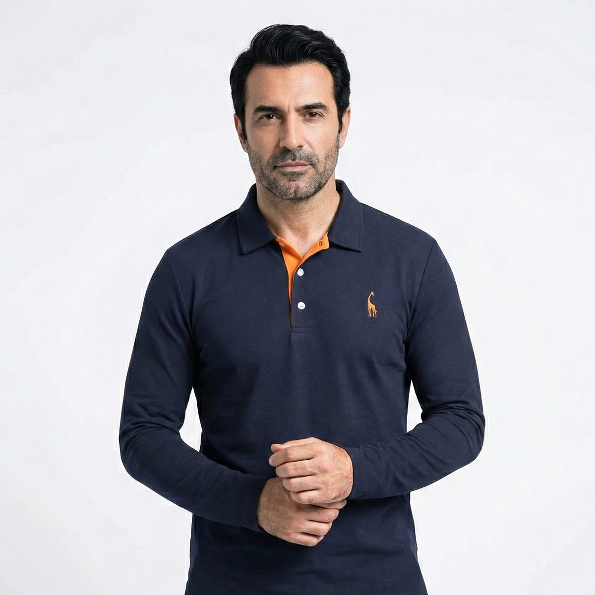 Camisa Masculina Polo Manga Longa