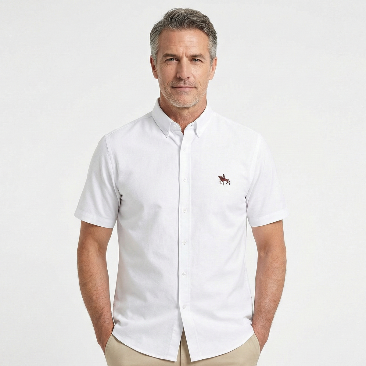 Camisa Masculina Cavalins Manga Curta