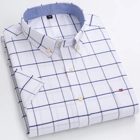 camisa-masculina-xadrez-manga-curta