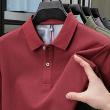 camisa masculina polo vermelha