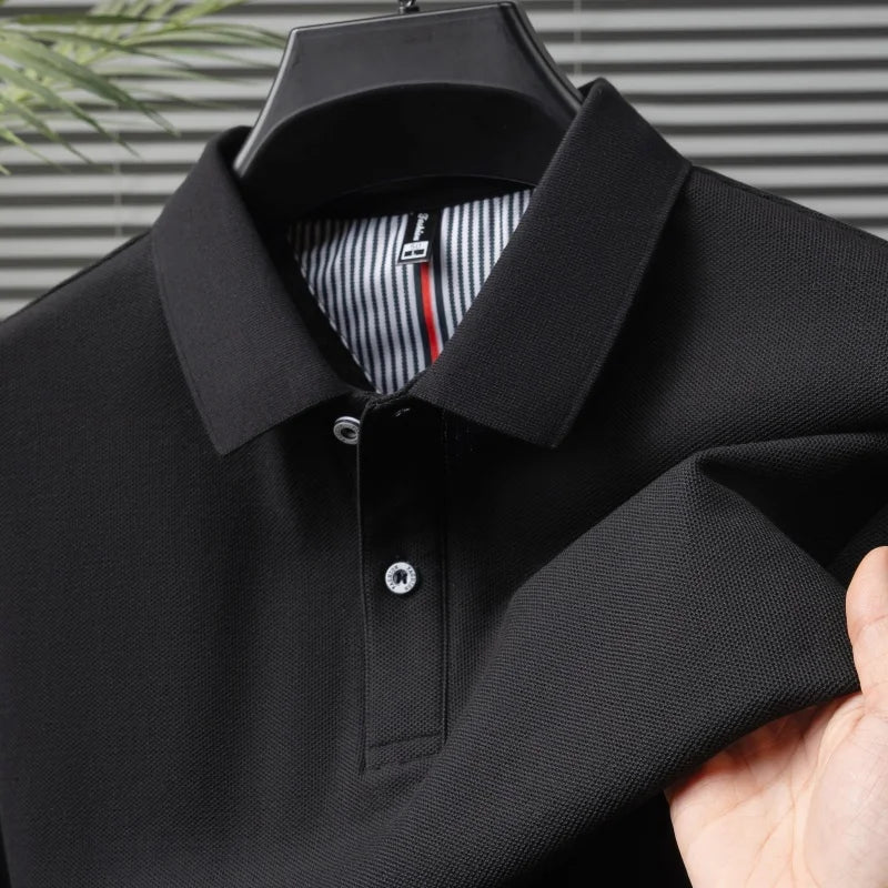 camisa polo masculina preta1