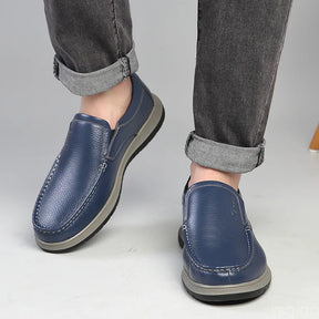 sapato couro genuino azul 1 
