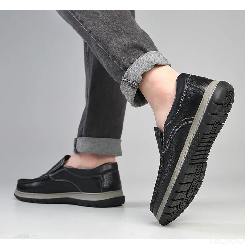 sapato couro genuino preto 1 