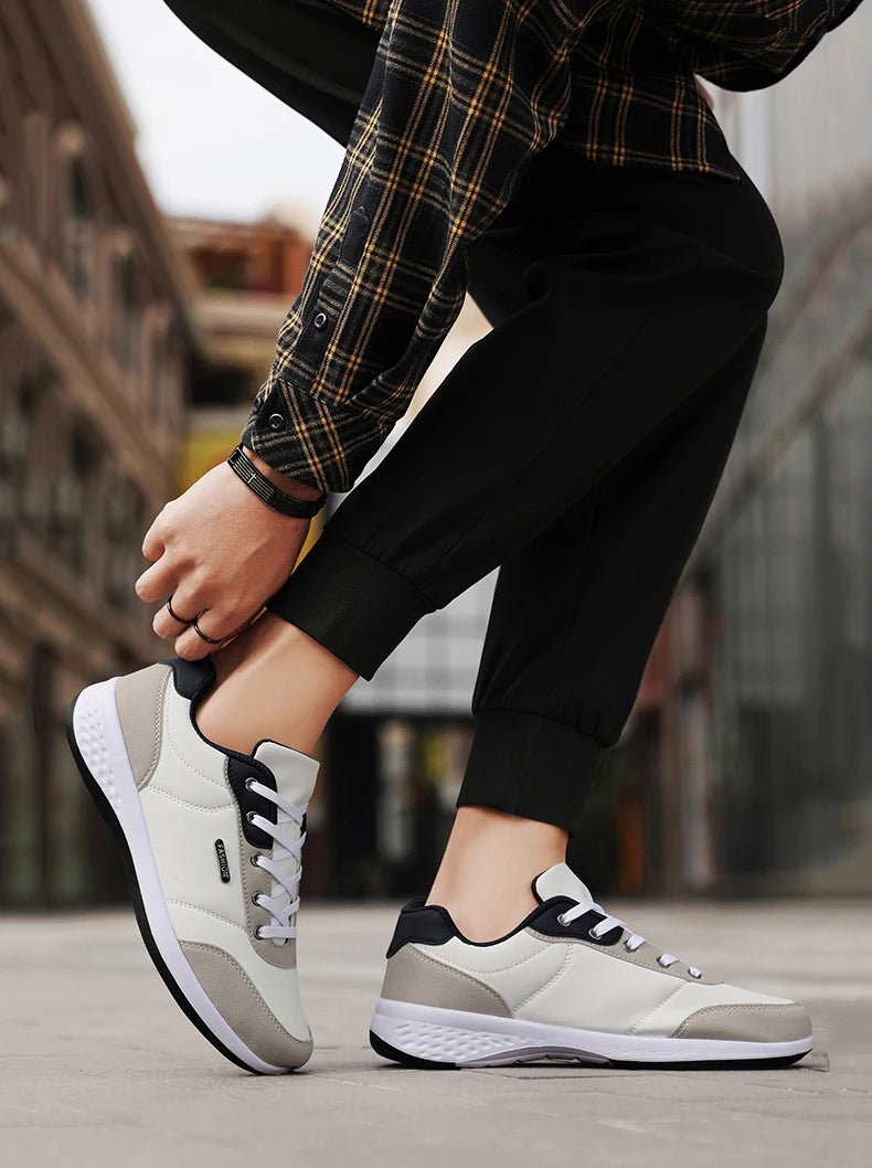 tenis masculino branco 4 detalhes