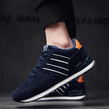 tenis santore masculino azul detalhes