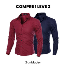 Camisa Social Masculina Merlani (Compre 1 Leve 2)